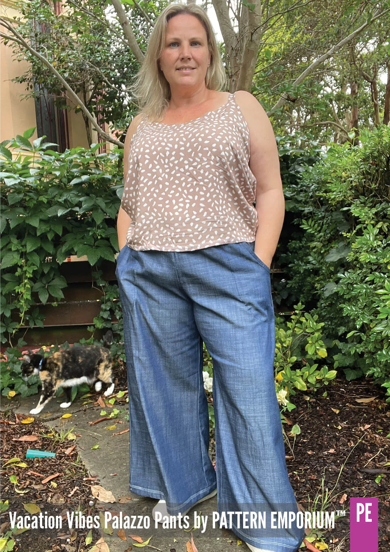 Vacation Vibes | Palazzo Pants Sewing Pattern