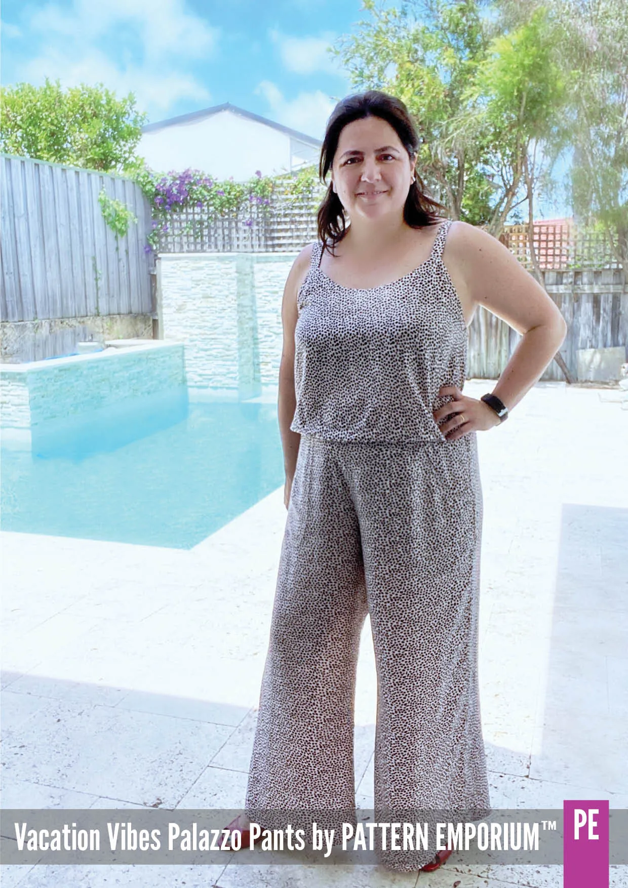 Vacation Vibes | Palazzo Pants Sewing Pattern