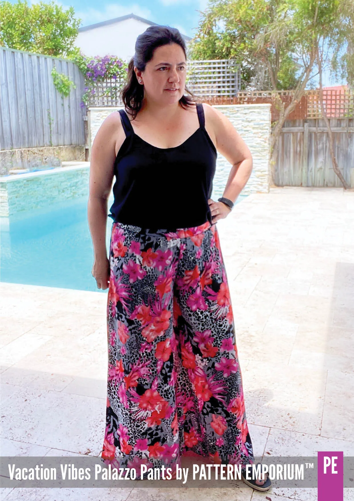 Vacation Vibes | Palazzo Pants Sewing Pattern