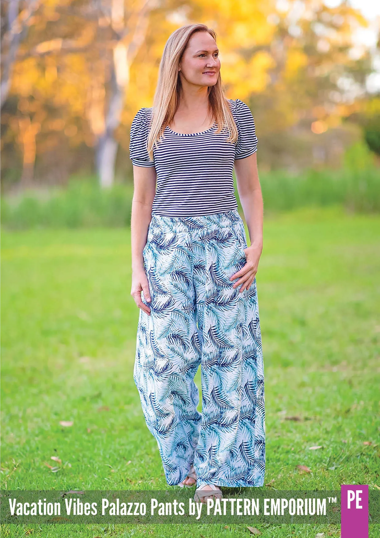 Vacation Vibes | Palazzo Pants Sewing Pattern