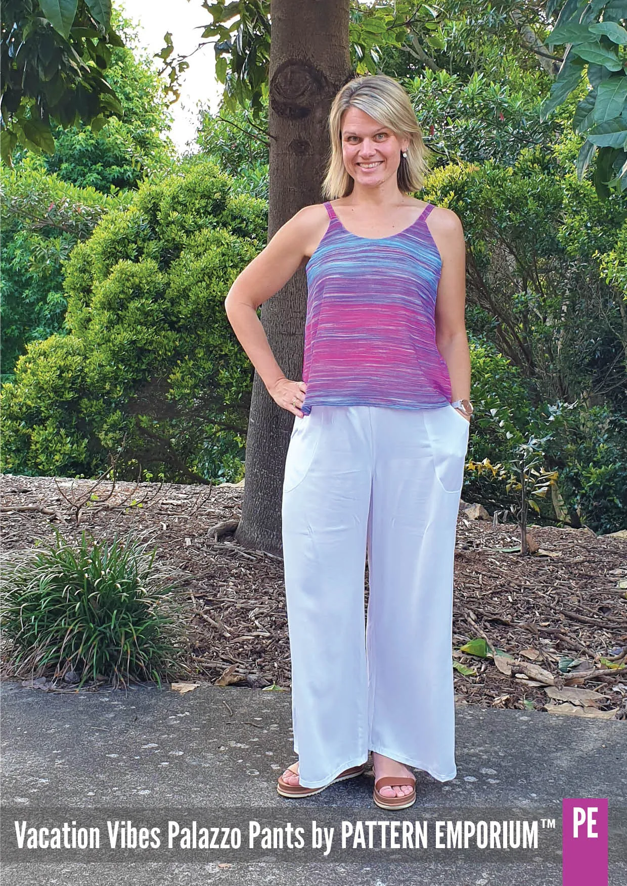 Vacation Vibes | Palazzo Pants Sewing Pattern