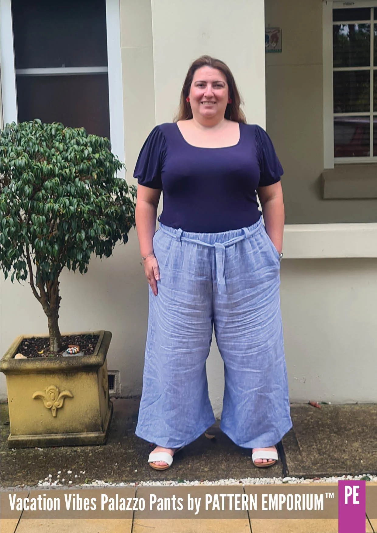 Vacation Vibes | Palazzo Pants Sewing Pattern