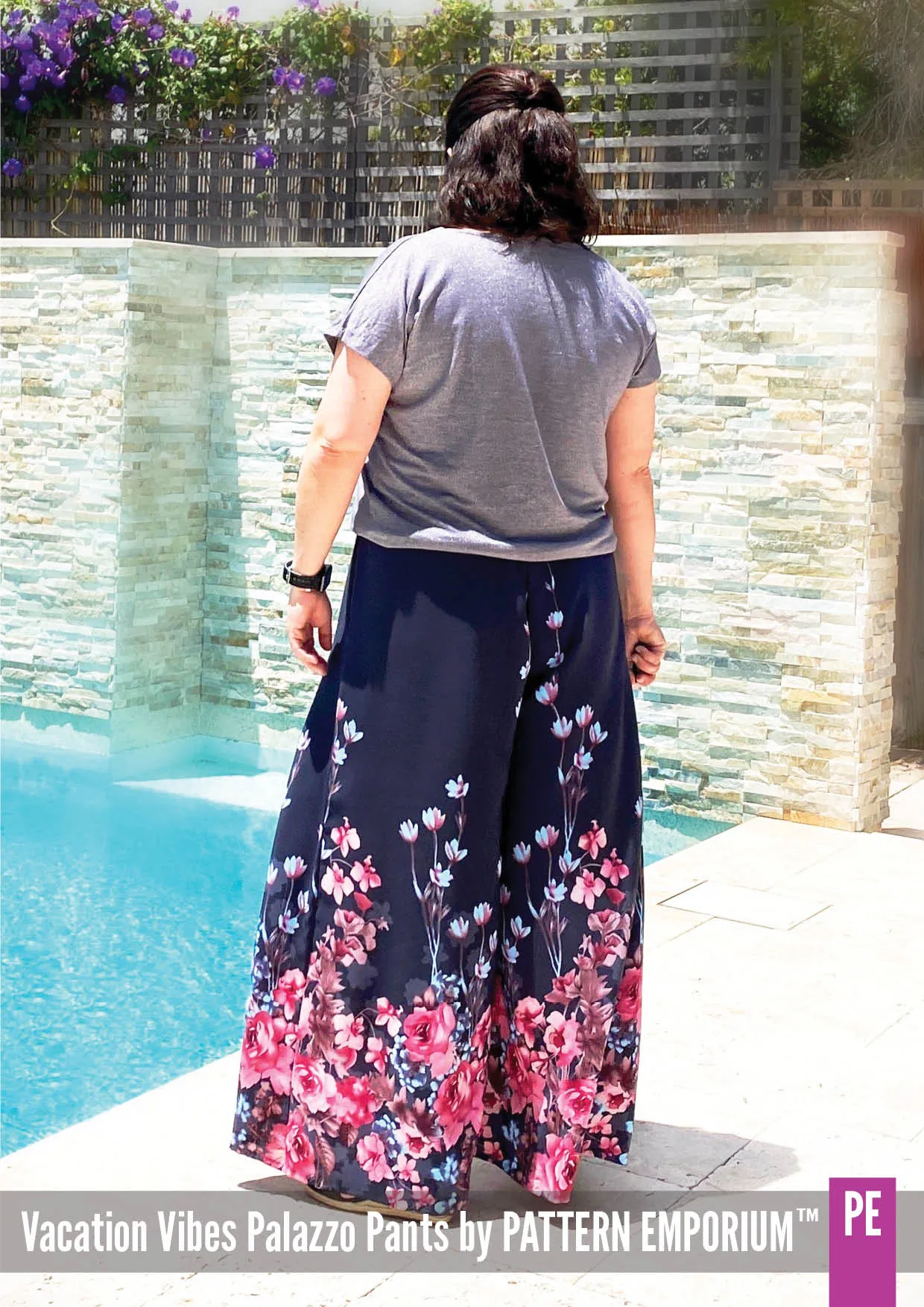 Vacation Vibes | Palazzo Pants Sewing Pattern