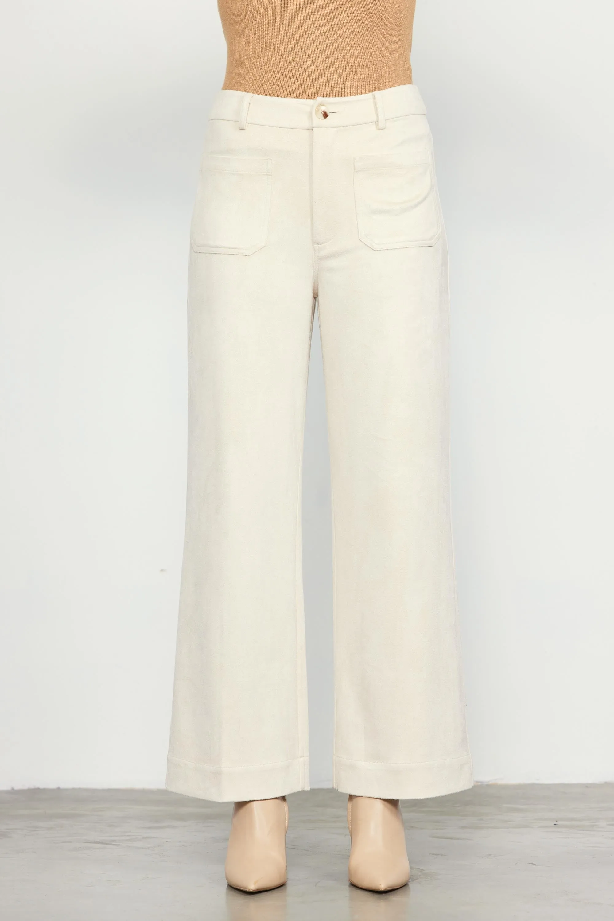 Vanilla Bean Suede Pants