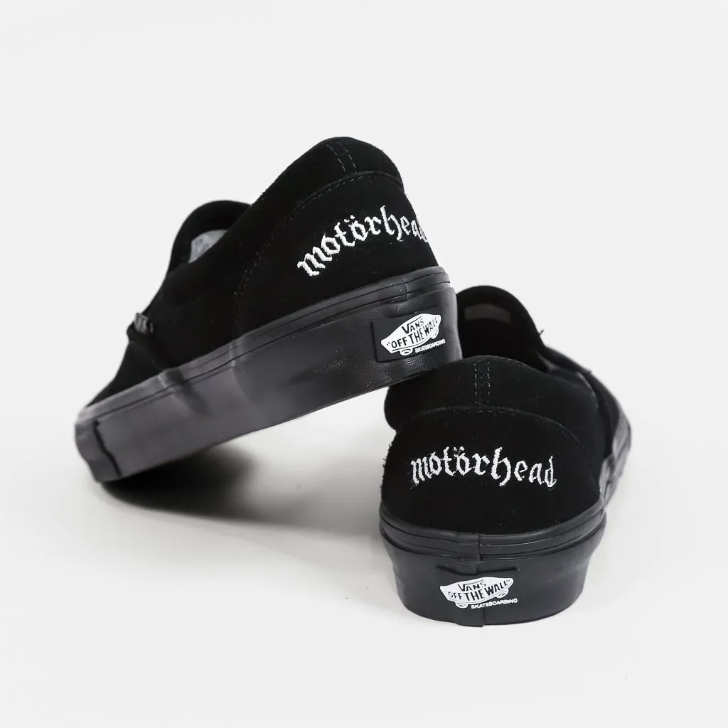 Vans Skate Slip On - (Motorhead) Blackout