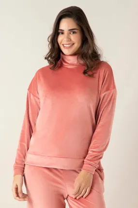 Velour Bliss Pullover Top