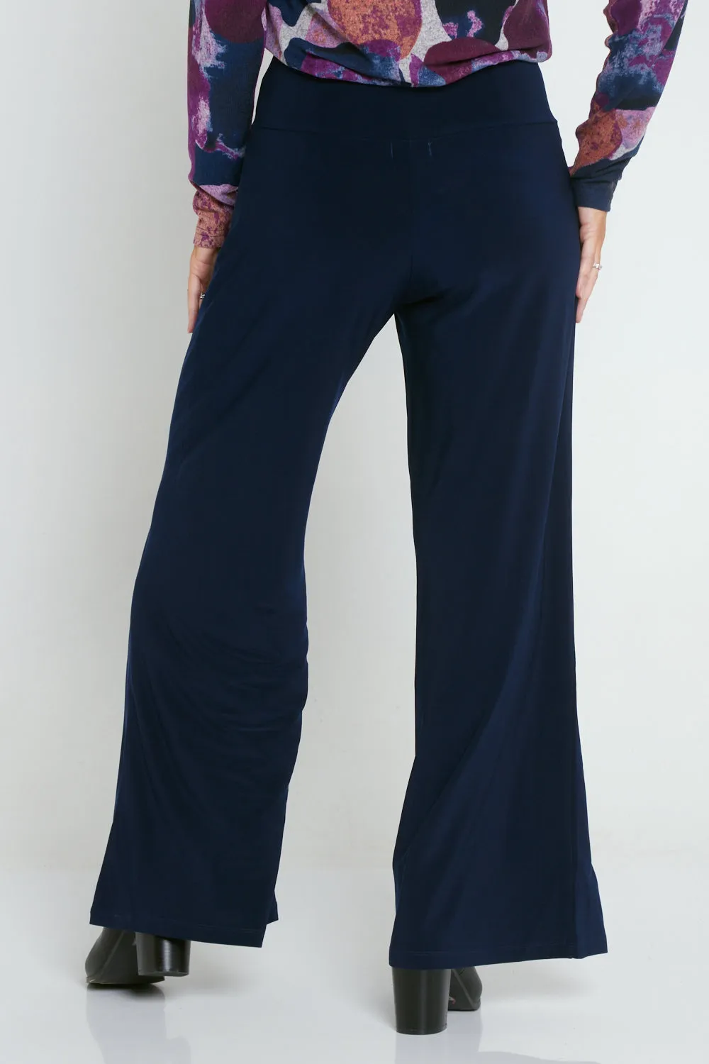 Wide Leg Must Have Pants - Navy