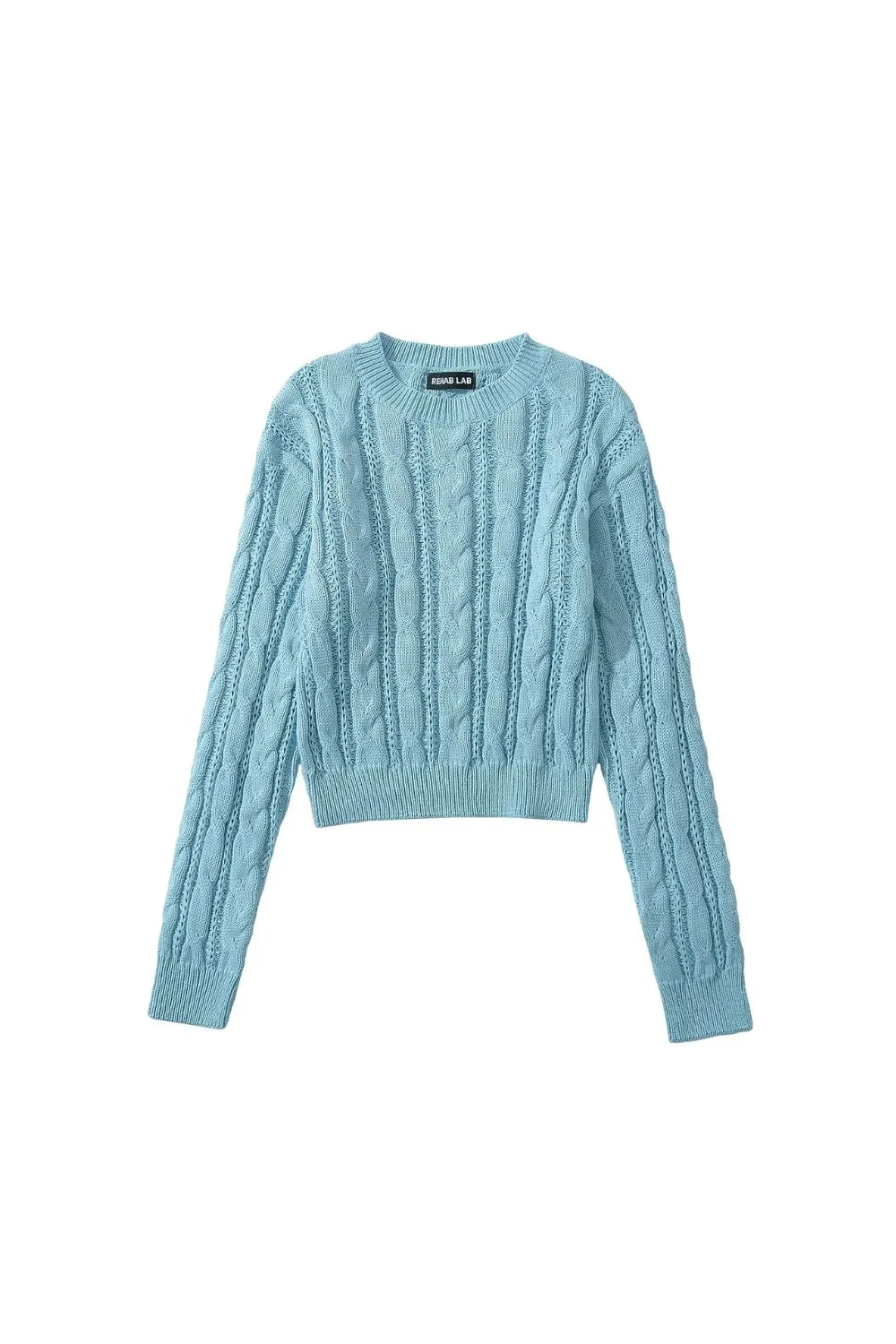 'Willy' Cable Knit Round Neck Pullover Sweater (4 Color)