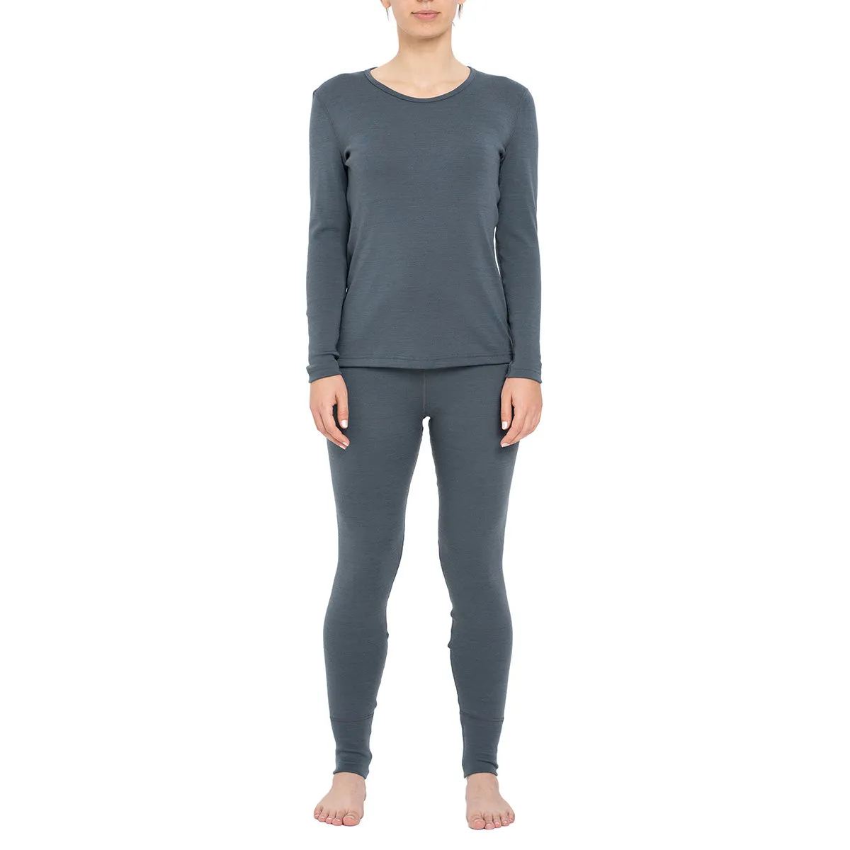 Women's 250 Long Sleeve & Bottoms 2-Piece Perfect Grey