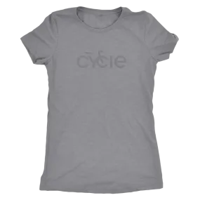 Women's Cycle T-Shirt (grey ink)