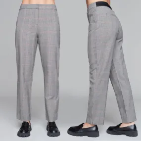 Woven Plaid Pants