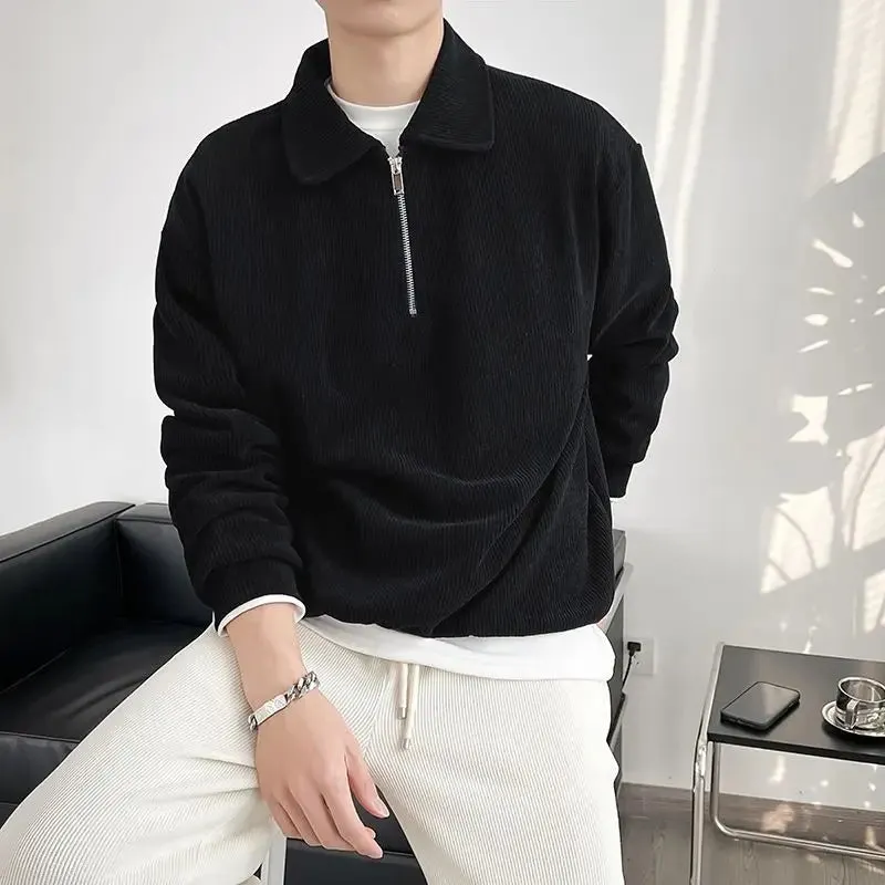 Xavier Polo Pullover | Lässiger Herrenpullover mit Reißverschluss für den täglichen Gebrauch