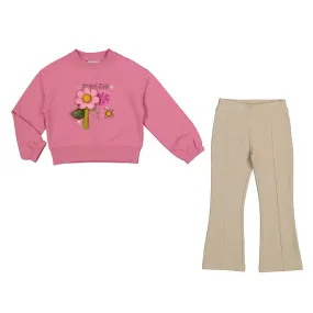 You Make Me Happy Pullover and Flare Pants Set